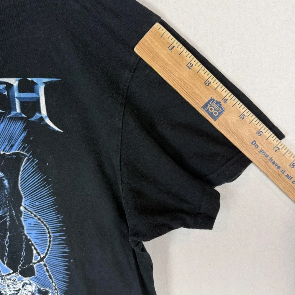 Megadeth Shirt Mens Large Black Dark Nights Death Metal DC Band Graphic Tee